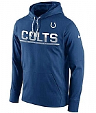 Men's Indianapolis Colts Nike Sideline Circuit Pullover Performance Hoodie - Royal FengYun,baseball caps,new era cap wholesale,wholesale hats
